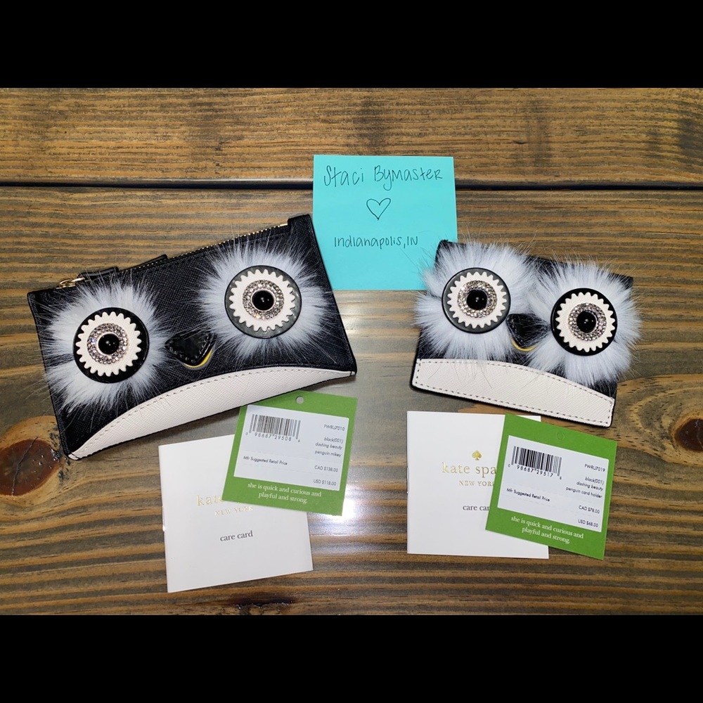 Kate spade penguin wallets